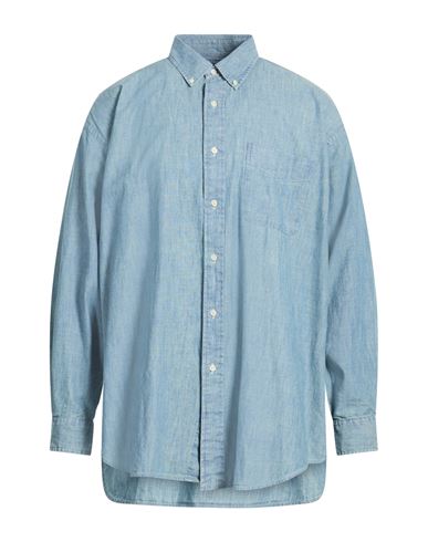 POLO Jeanshemd Herren Blau M Herren