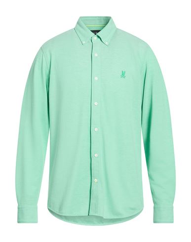 Psycho Bunny Man Shirt Light Green Size M Pima Cotton