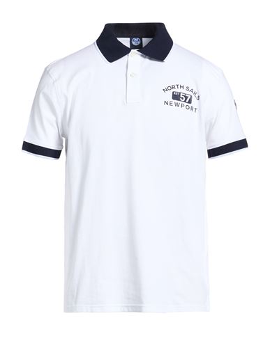 Poloshirt Herren Weiß L,S Herren