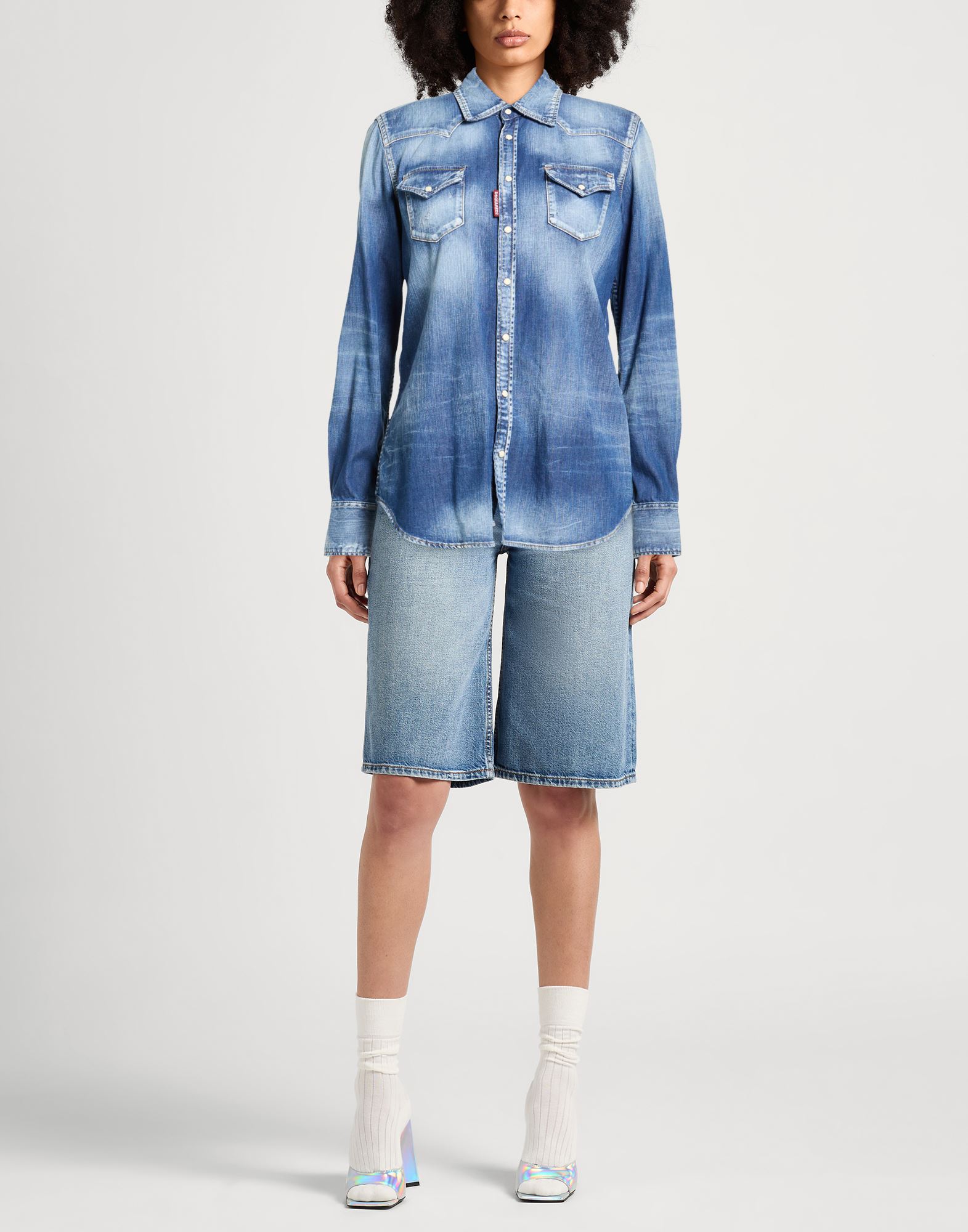  Dsquared2 - Camisetas Y Tops - Camisas Vaqueras - On Yoox.com 