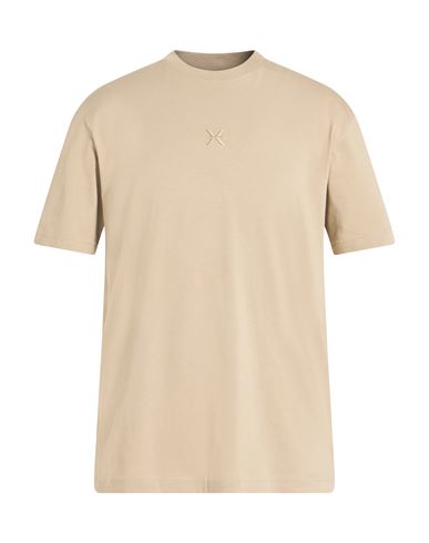Richmond X Man T-shirt Khaki Size M Cotton In Sand