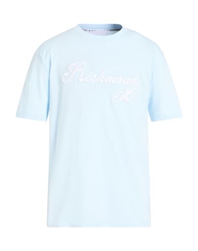 Richmond X Man T-shirt Sky Blue Size Xxl Cotton
