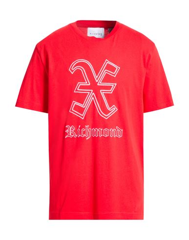 Richmond X Man T-shirt Red Size Xl Cotton