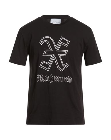 Richmond X Man T-shirt Black Size M Cotton