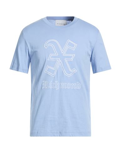 Richmond X Man T-shirt Light Blue Size S Cotton