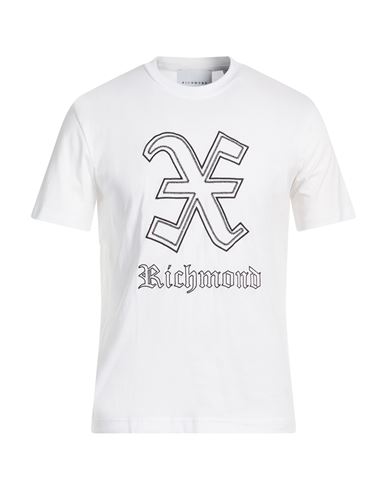 Richmond X Man T-shirt White Size L Cotton