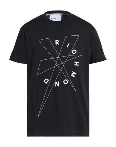 Richmond X Man T-shirt Black Size Xl Cotton