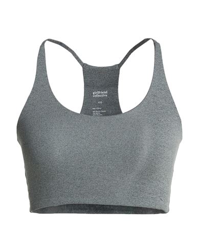 Girlfriend Collective Woman Top Grey Size Xxs Recycled Polyester, Elastane In Gray