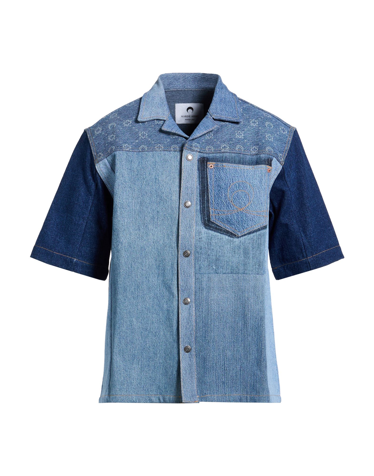 MARINE SERRE ΜΠΛΟΥΖΑΚΙΑ Πουκάμισο denim