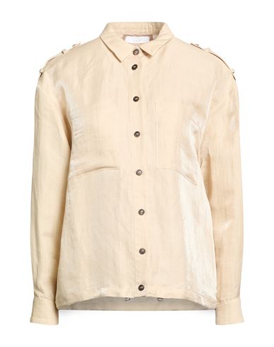 Camisa Mujer Beige 38 Mujer