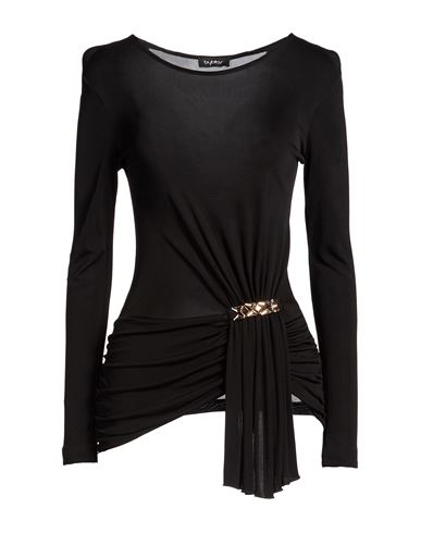 Byblos Woman Top Black Size 6 Viscose