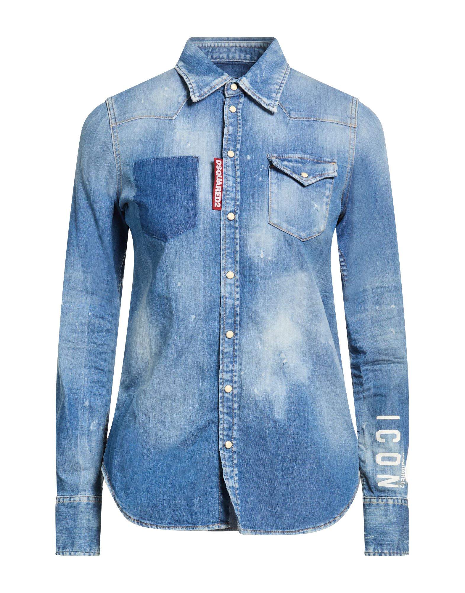 DSQUARED2 DSQUARED2 ΜΠΛΟΥΖΑΚΙΑ Πουκάμισο denim