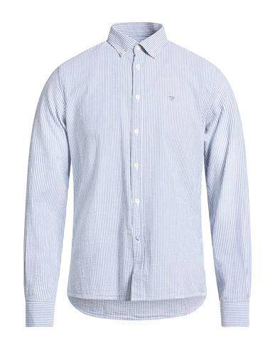 Fred Mello Man Shirt Blue Size 3xl Cotton