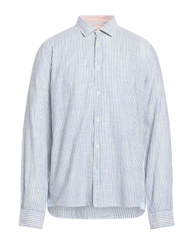 Fred Mello Man Shirt Blue Size 3xl Cotton