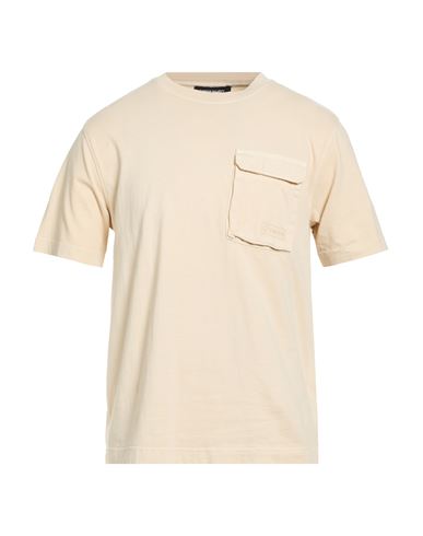 T-shirts Herren Cremeweiß M,XL Herren