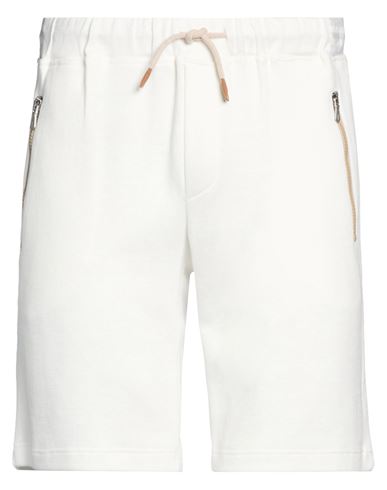 Shorts & Bermudashorts Herren Off white S Herren