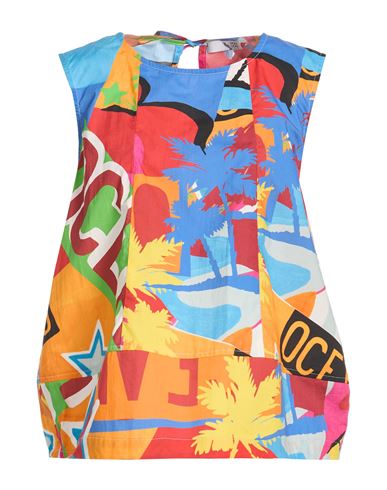 Douuod Woman Top Orange Size 6 Cotton In Multi