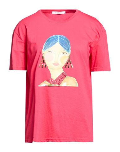 T-shirts Damen Magenta S Damen