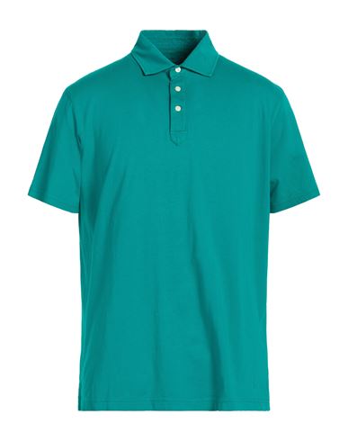 Hackett Man Polo Shirt Emerald Green Size Xl Cotton