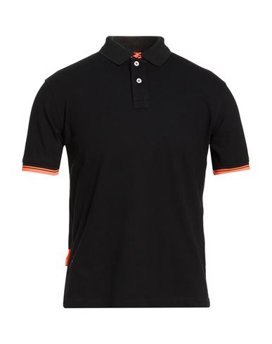 Suns Boards Man Polo Shirt Black Size S Cotton, Elastane