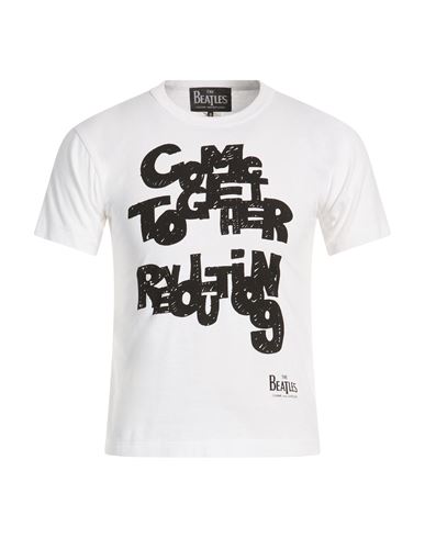 T-shirts Herren Cremeweiß S Herren