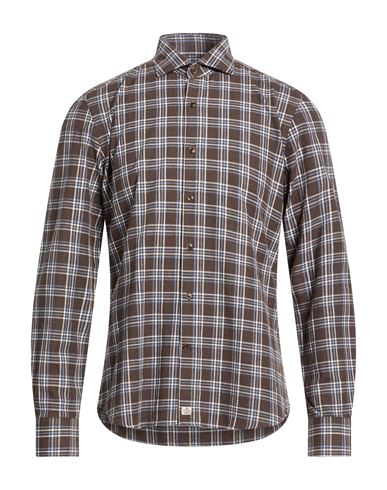 Camisa Hombre Marrón chocolate 40,41,43 Hombre