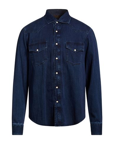 Camisa vaquera Hombre Azul marino 48 Hombre