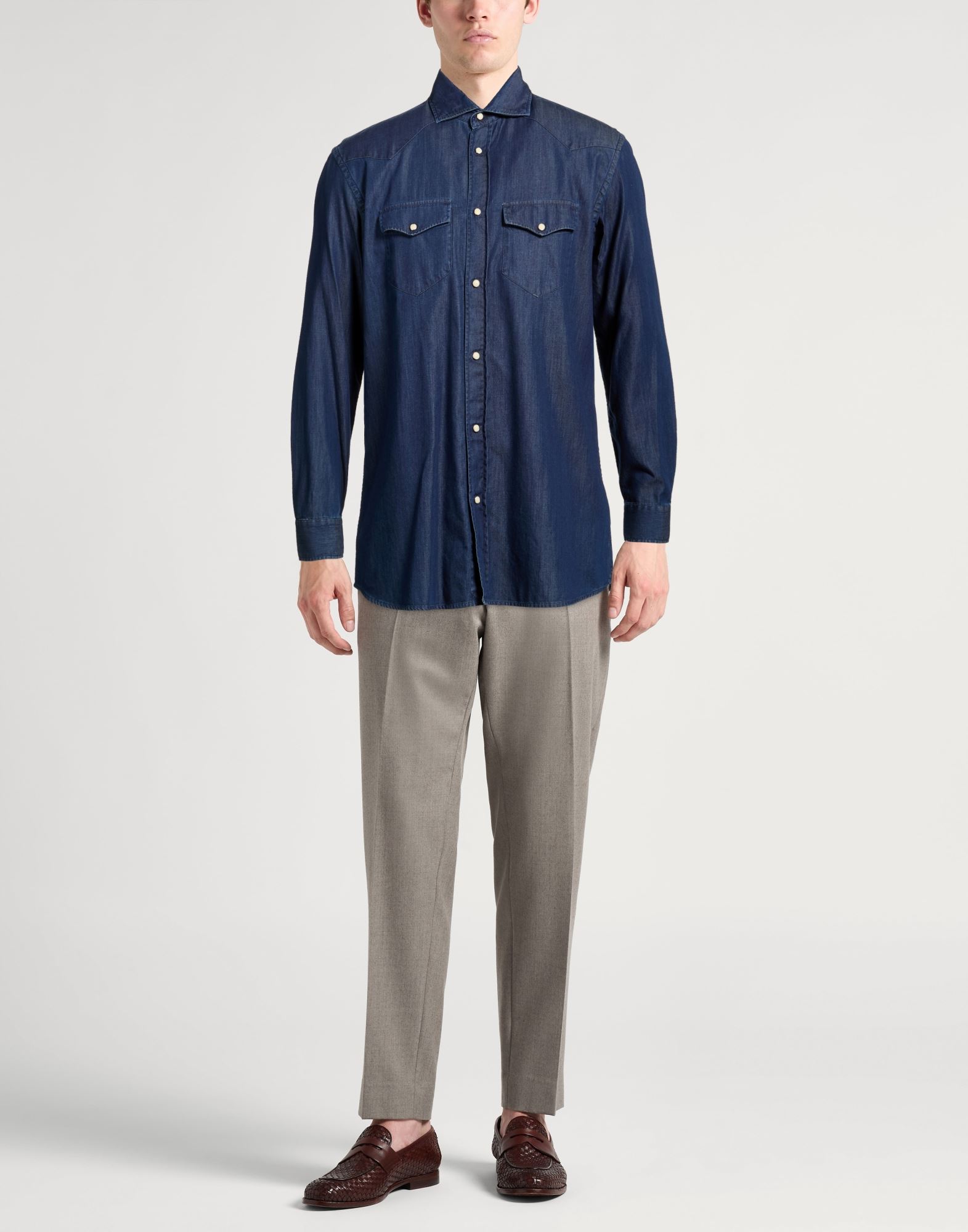  Moorer - Camisetas Y Tops - Camisas Vaqueras - On Yoox.com 