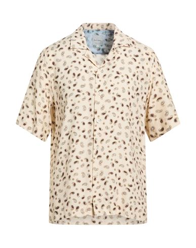 Camisa Hombre Beige M Hombre