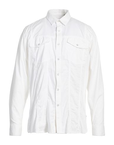 CHECKER Hemd Herren Weiß M Herren