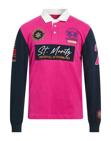 Polo Hombre Magenta L Hombre