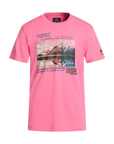 T-shirts Herren Fuchsia L Herren