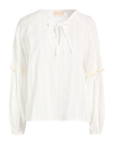 Kaos Jeans Woman Top White Size 6 Cotton