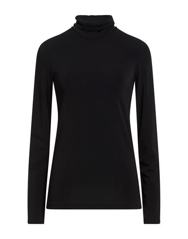 Ottod'ame Woman T-shirt Black Size 10 Acetate, Polyamide, Elastane