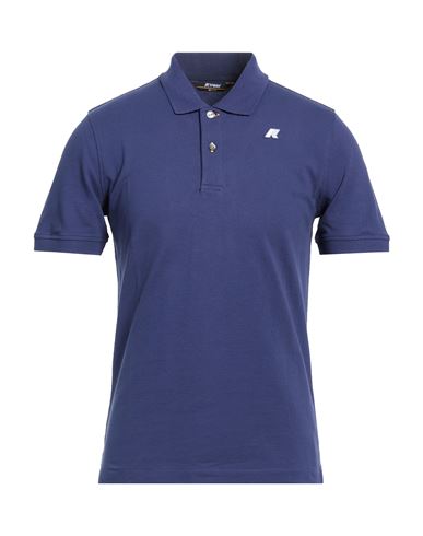 K-way Man Polo Shirt Midnight Blue Size S Cotton, Elastane