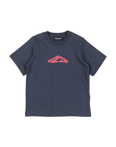 Dsquared2 Babies'  Icon Toddler Boy T-shirt Navy Size 6 Cotton In Blue