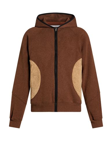 Ranra Man Cardigan Brown Size L Wool, Polyamide, Acrylic, Viscose