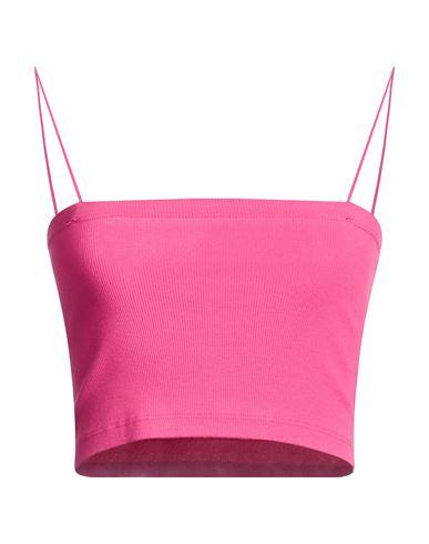 Jucca Woman Top Fuchsia Size S Cotton In Pink