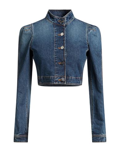 ALAÏA Jeansjacke/-mantel Damen Blau 36 Damen