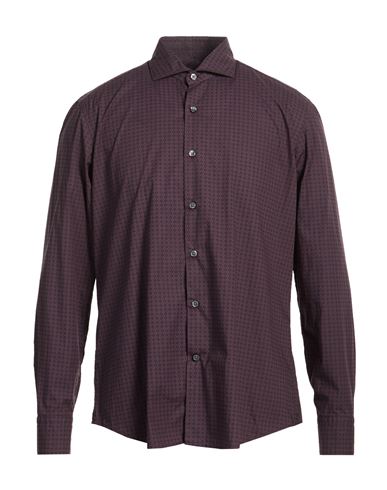 Camisa Hombre Ciruela 39,40,41,42,43 Hombre