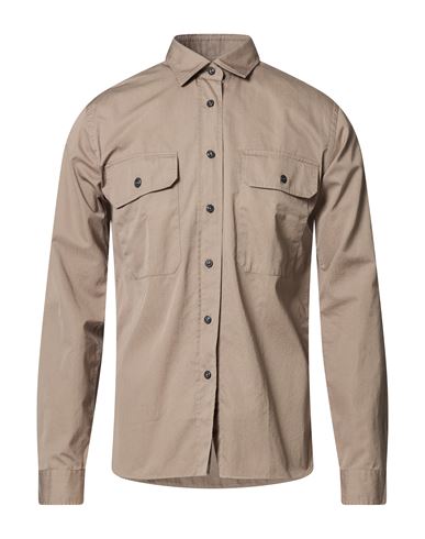 XACUS Hemd Herren Khaki 40 Herren