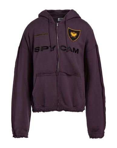 Umbro Man Sweatshirt Dark Purple Size Xl Cotton