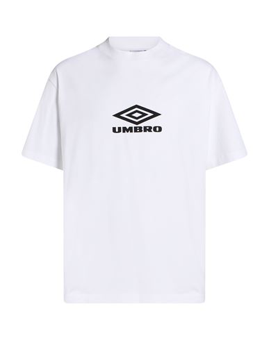 Umbro Man T-shirt White Size Xl Cotton