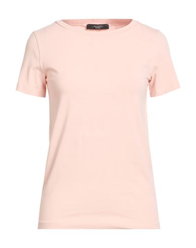 Weekend Max Mara Woman T-shirt Antique Rose Size Xl Cotton, Elastane In Pink