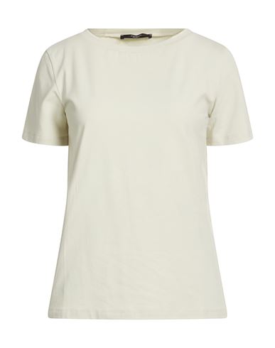 Weekend Max Mara Woman T-shirt Light Green Size Xl Cotton, Elastane