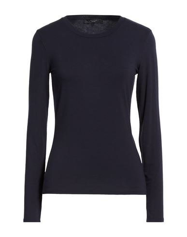 Weekend Max Mara Woman T-shirt Midnight Blue Size Xl Viscose, Elastane