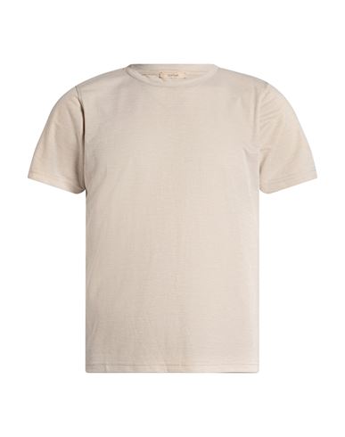 Barbati Man T-shirt Beige Size S Viscose, Polyamide In Neutral