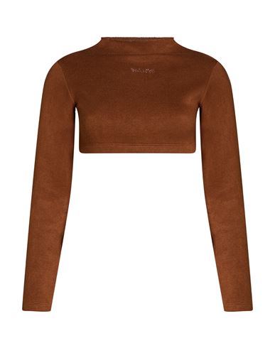 Disclaimer Woman Sweater Chocolate Brown Size S Viscose, Polyester, Polyamide