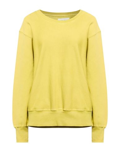 Les Tien Woman Sweatshirt Lime Green Size Xs Cotton