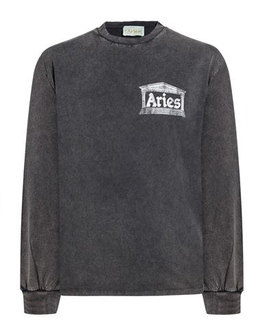 Aries Man T-shirt Charcoal Size M Cotton In Gray